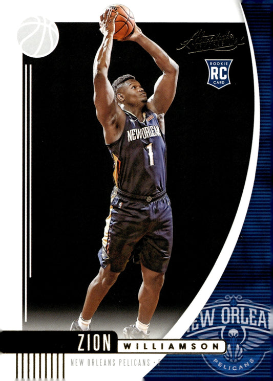 Zion Williamson 2019 - 20 Panini Absolute Memorabilia RC #16 - Collector Store LLC