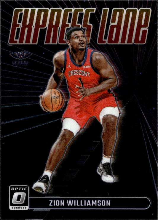 Zion Williamson 2023 - 24 Panini Donruss Optic Express Lane #11 - Collector Store LLC