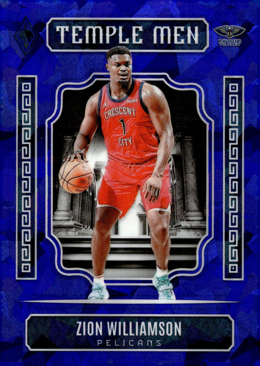 Zion Williamson 2023 - 24 Panini Phoenix Temple Men Purple Ice Prizm #6 - Collector Store LLC