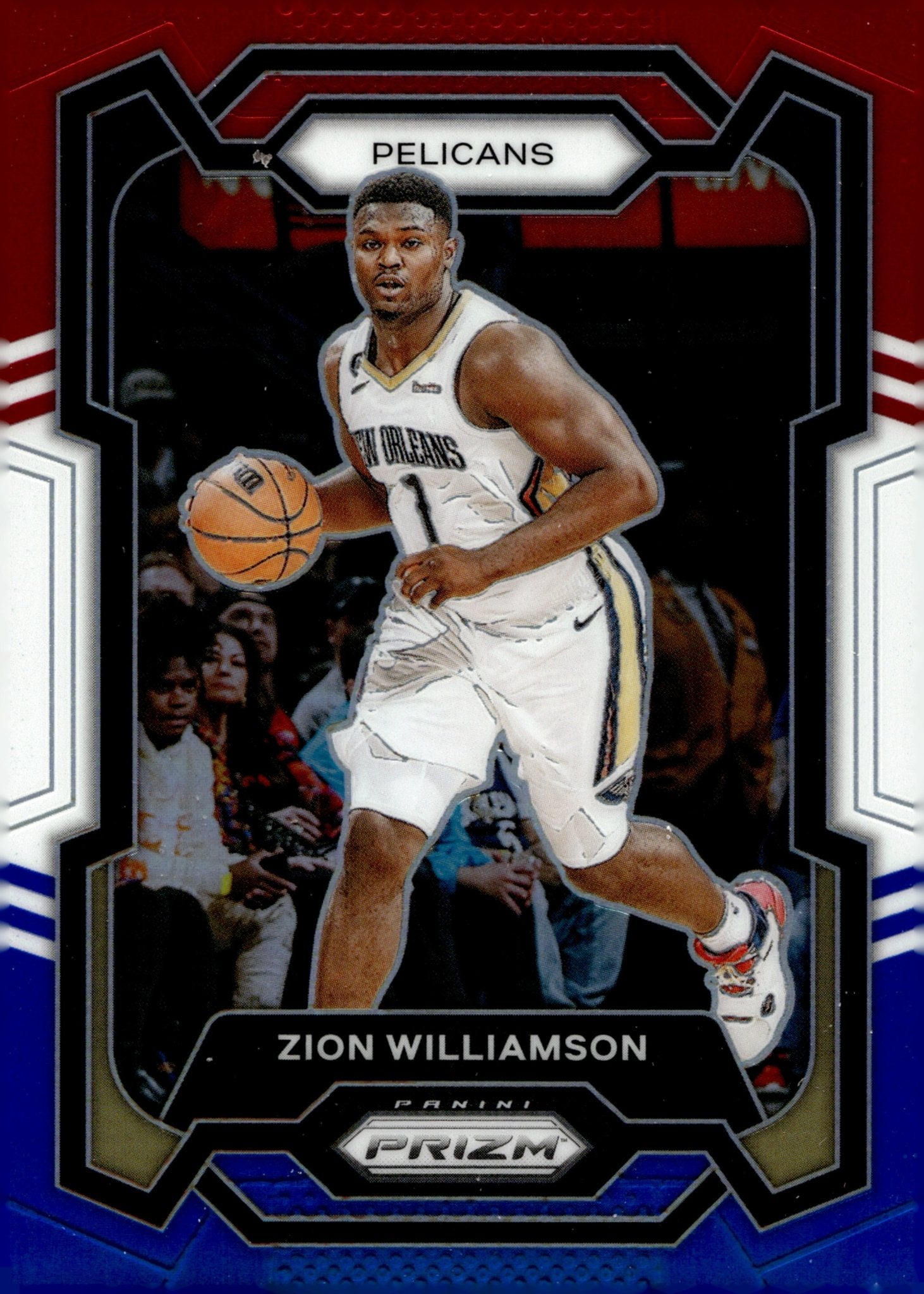 Zion Williamson 2023 - 24 - Panini Prizm Red White & Blue Prizm #27 - Collector Store LLC