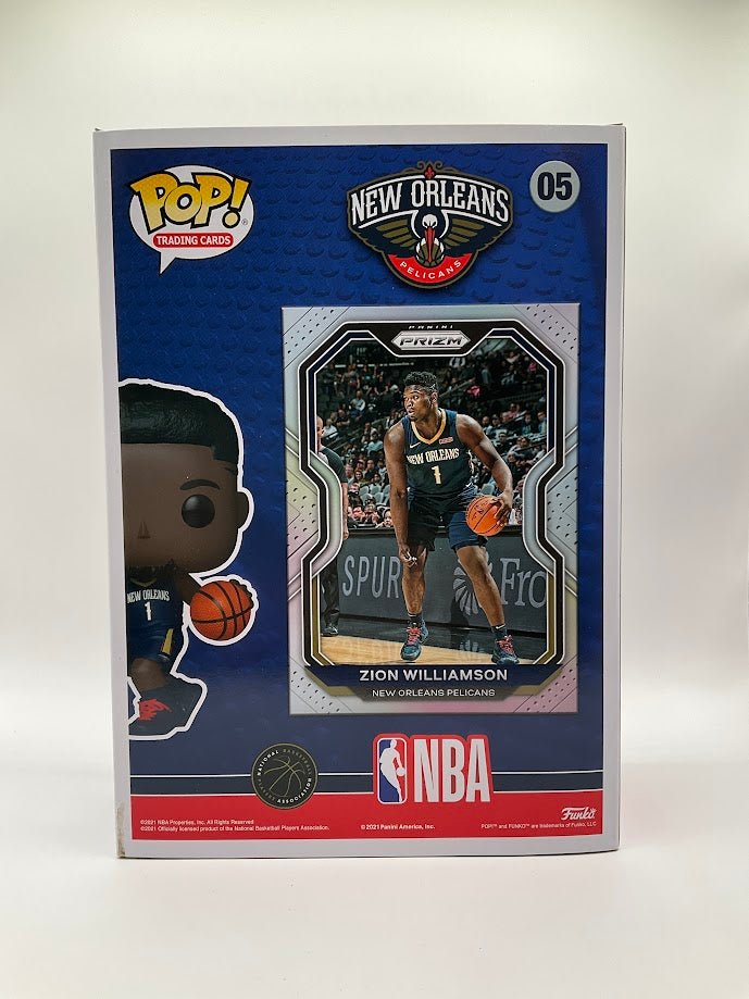 Zion Williamson Funko Pop! Trading Cards New Orleans #05 - Collector Store LLC
