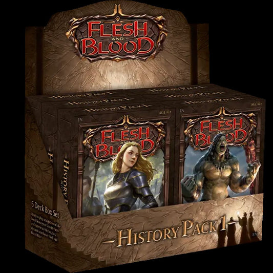 Flesh and Blood: History Pack 1 Blitz Deck Display