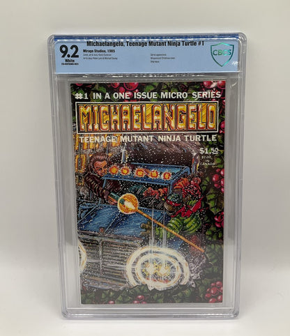 Michaelangelo Teenage Mutant Ninja Turtle #1 Mirage Studios 1985 CBCS 9.2