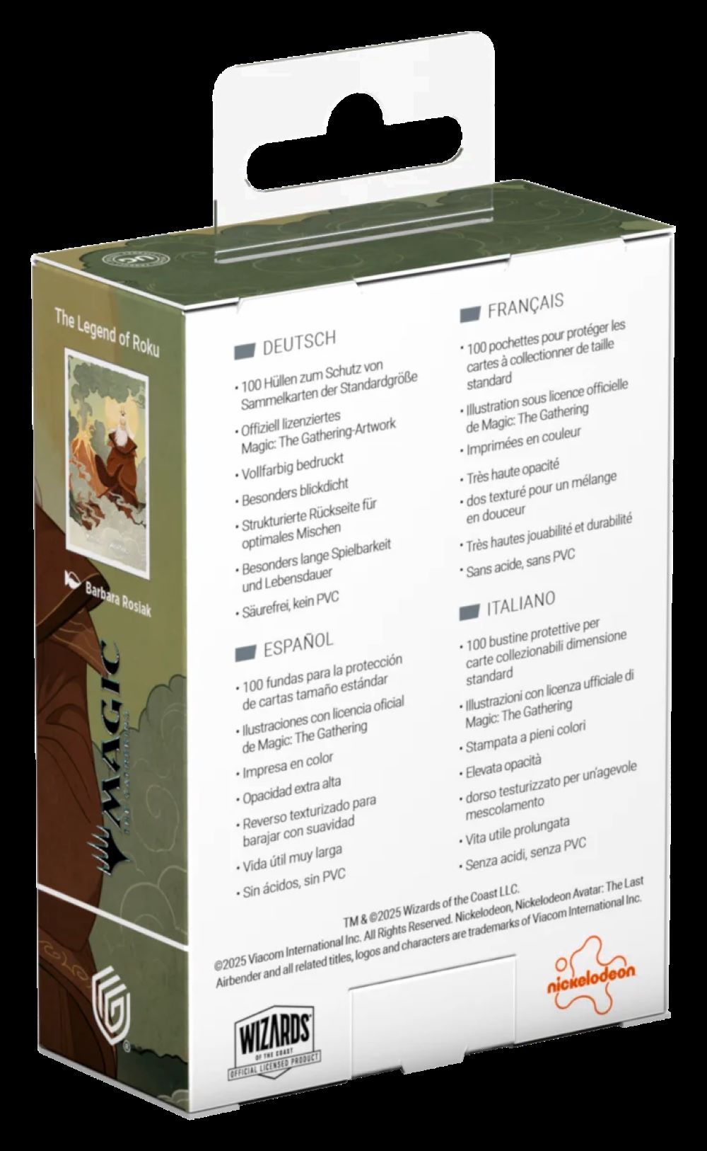 Ultimate Guard: MTG Avatar the Last Airbender Sleeves - The Legend of Roku