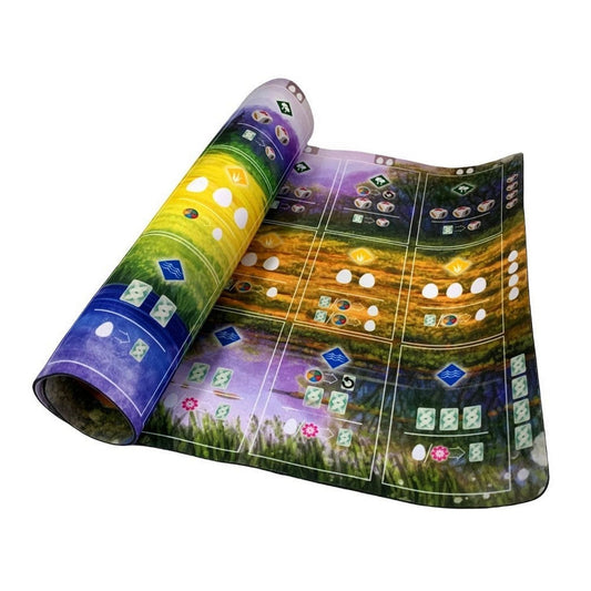 Double-Sided Natural Rubber Playmat for Wingspan