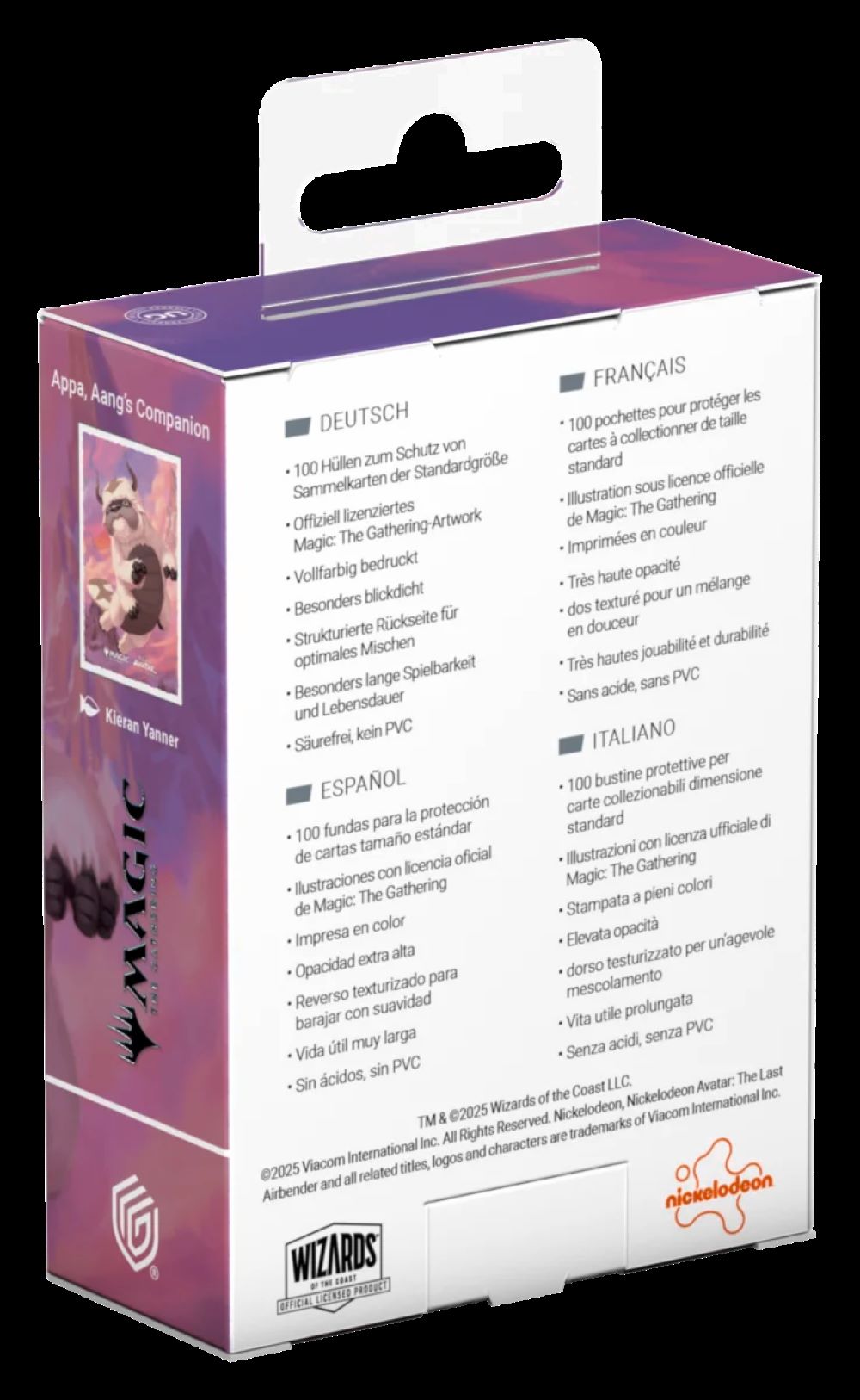 Ultimate Guard: MTG Avatar the Last Airbender Sleeves - Appa, Aan's Companion