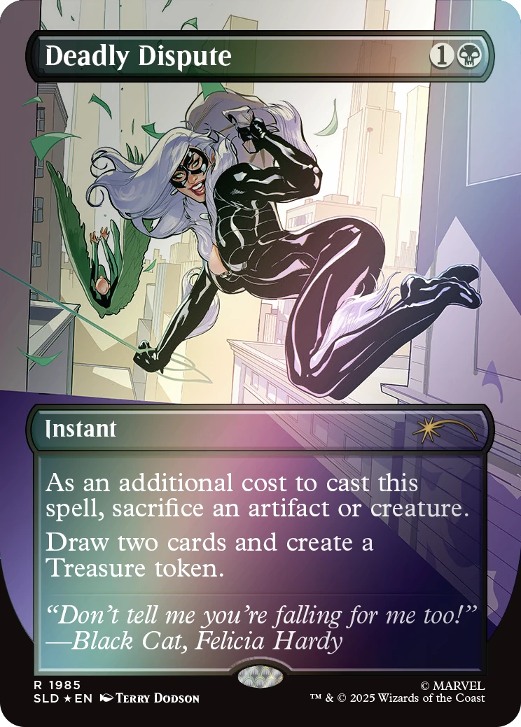 Magic the Gathering: Secret Lair x Marvel - Spider-Man: Villainous Plots [Rainbow Foil Edition]