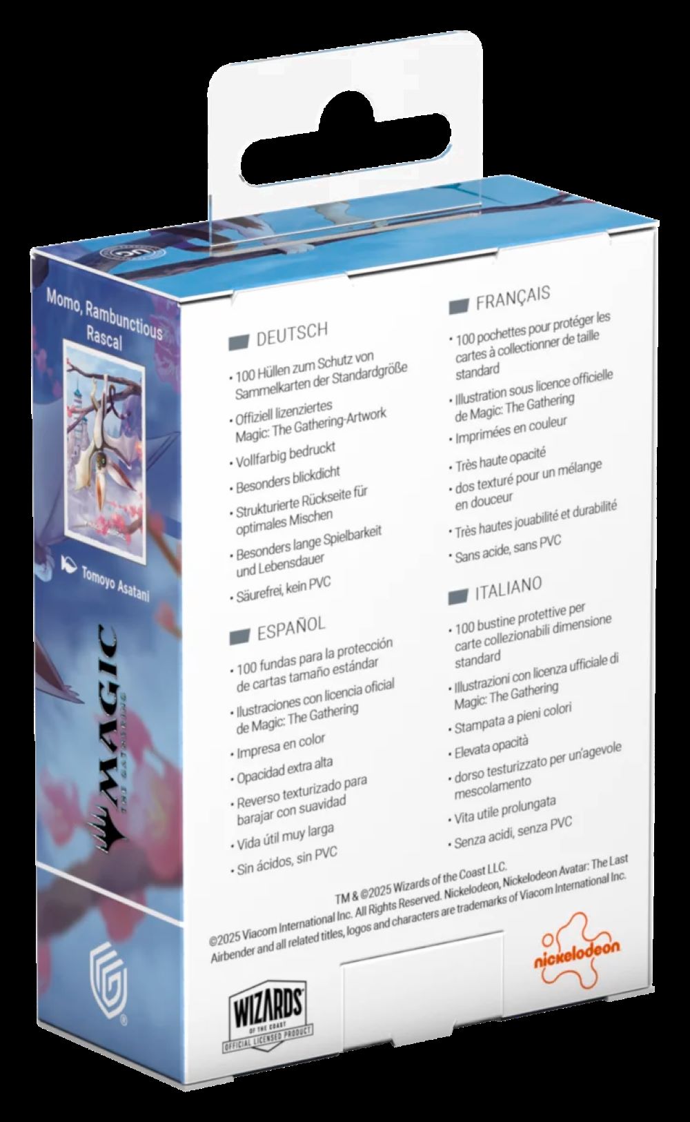 Ultimate Guard: MTG Avatar the Last Airbender Sleeves - Momo, Rambunctious Rascal