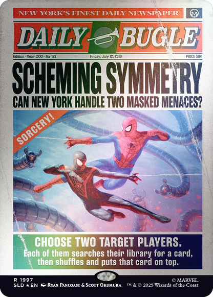 Magic the Gathering: Secret Lair x Marvel - Spider-Man: Daily Bugle Breaking News [Rainbow Foil Edition]