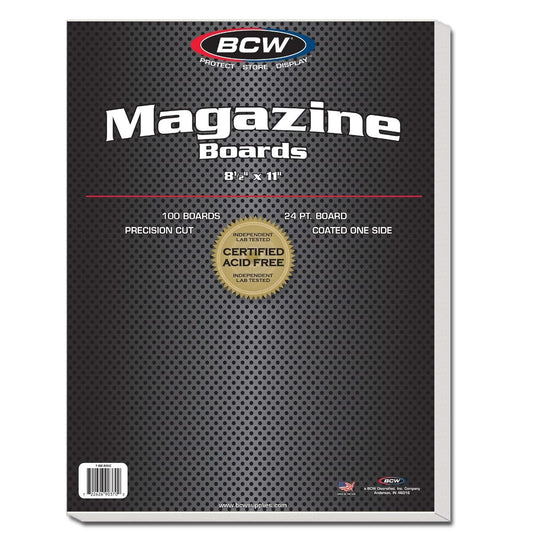 BCW: Magazine Backing Boards 100 Ct