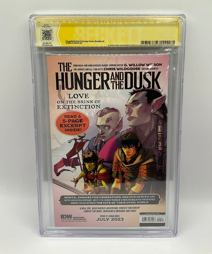 TMNT Usagi Yojimbo Where When #5 CBCS 9.6 Kevin Eastman Auto