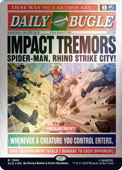 Magic the Gathering: Secret Lair x Marvel - Spider-Man: Daily Bugle Breaking News [Rainbow Foil Edition]