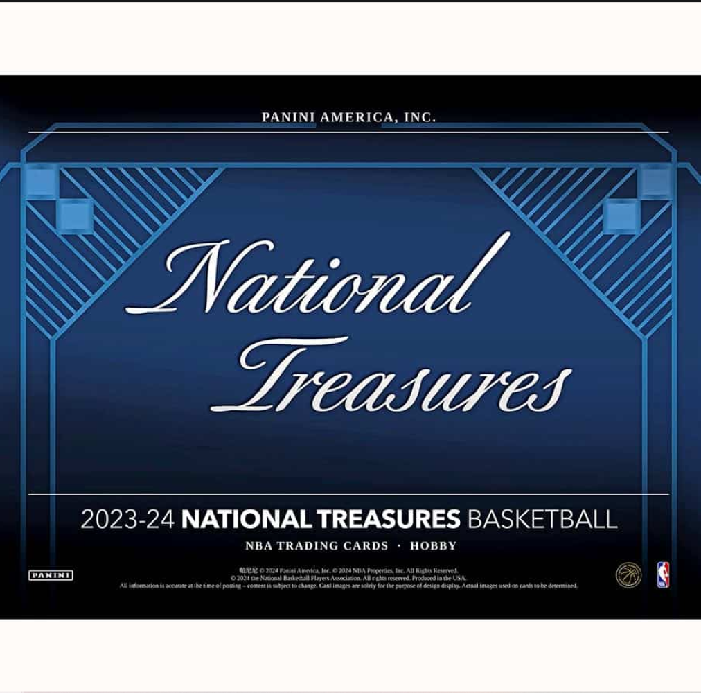 2023-24 Panini National Treasures Basketball 4-Box Hobby Case