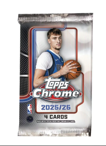 2025-26 Topps Chrome Basketball Hobby Pack