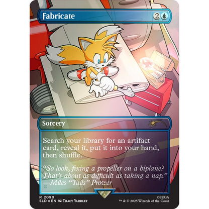 Magic the Gathering: Secret Lair X Sonic Chasing Adventure [Rainbow Foil]