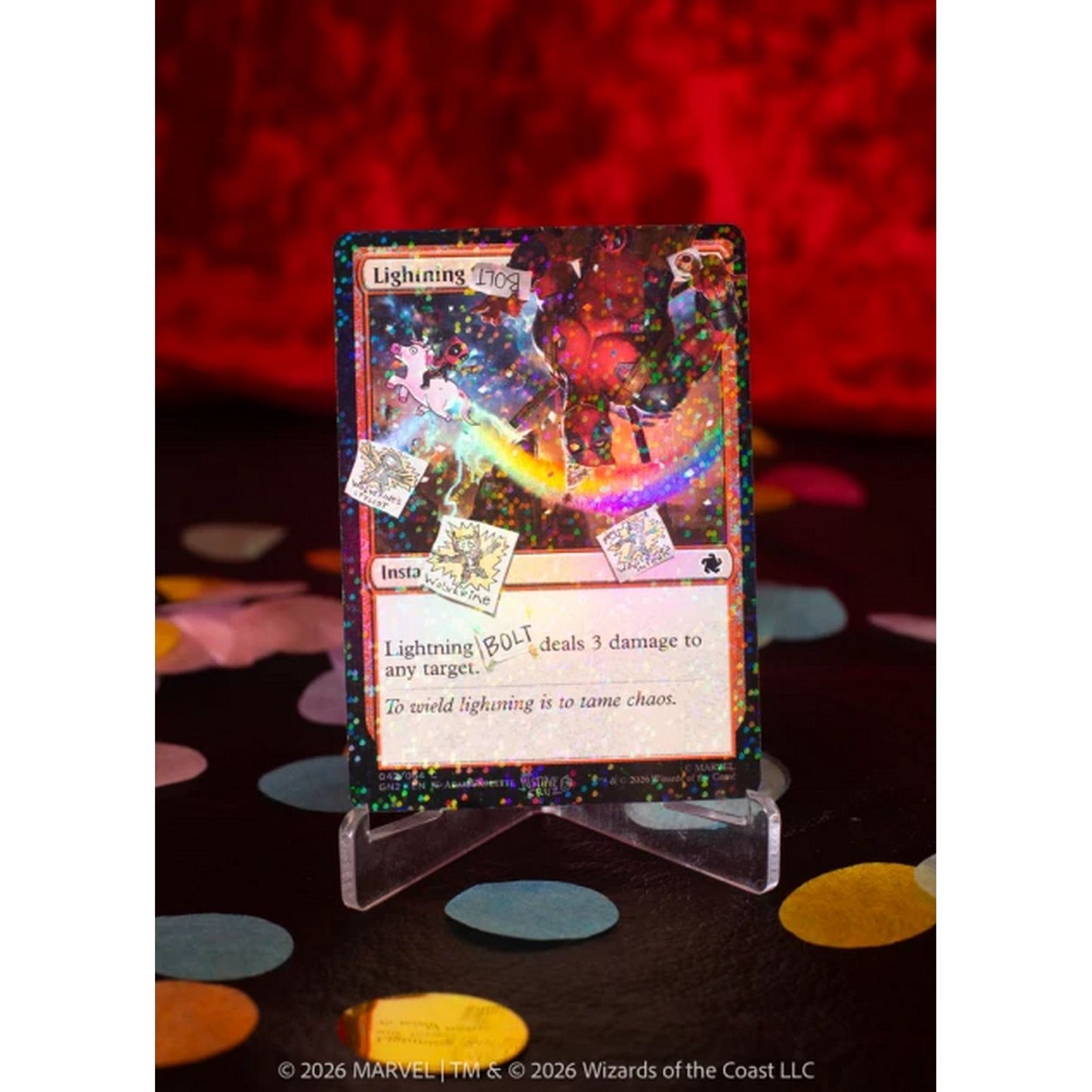 Magic the Gathering: Secret Lair x Marvel - I Fixed It (You're Welcome) [Pool Party Foil]