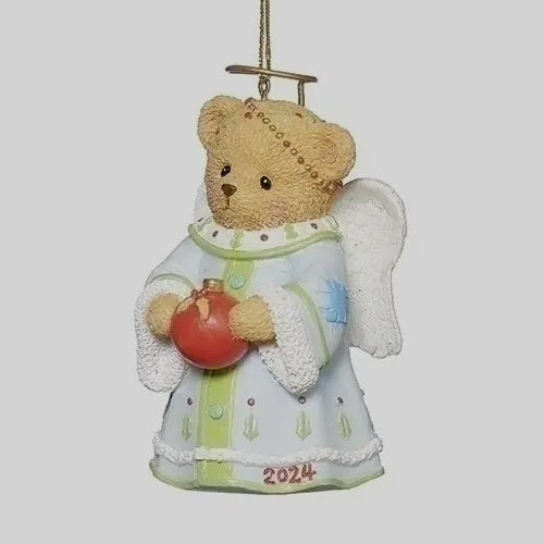 Cherished Teddies: Angel Annual Ornament Dated 2024