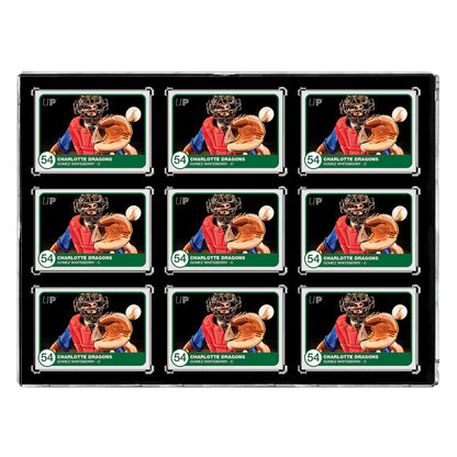 Ultra Pro 35PT 9-Card Black Border UV One Touch Magnetic Holder