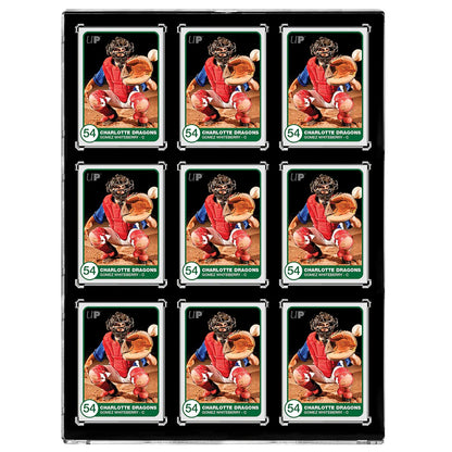 Ultra Pro 35PT 9-Card Black Border UV One Touch Magnetic Holder