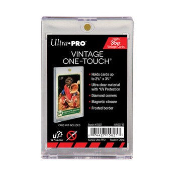 Ultra Pro: 35PT Vintage Card UV ONE-TOUCH Magnetic Holder