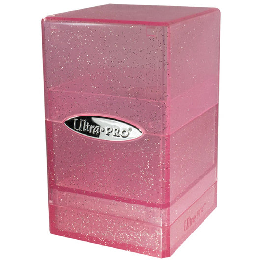 Ultra Pro: Glitter Satin Tower Deck Box (Pink)