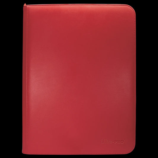 Ultra Pro: Vivid 9-Pocket Zippered PRO-Binder (Red)