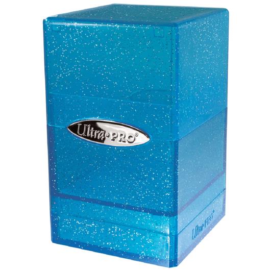 Ultra Pro: Glitter Satin Tower Deck Box (Blue)