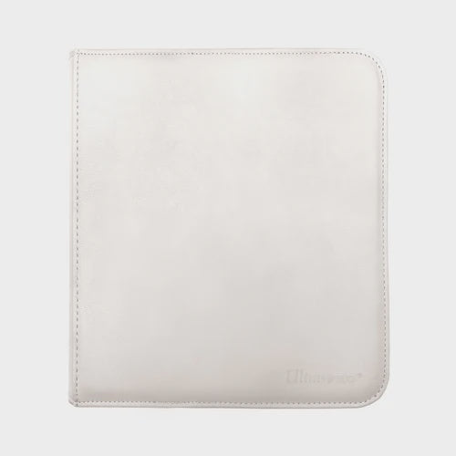 Ultra Pro: Vivid 12-Pocket Zippered PRO-Binder (White)