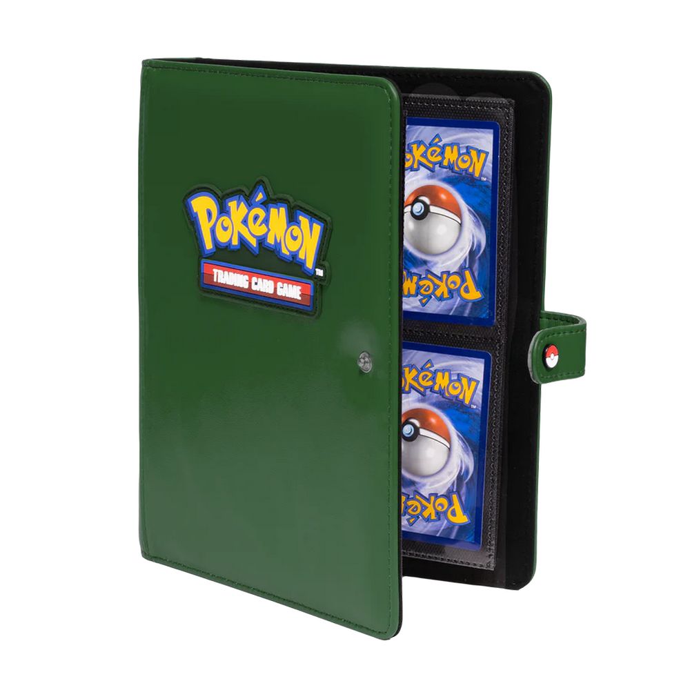 Ultra Pro: 4-Pocket Premium Snap Binder Pokemon Green