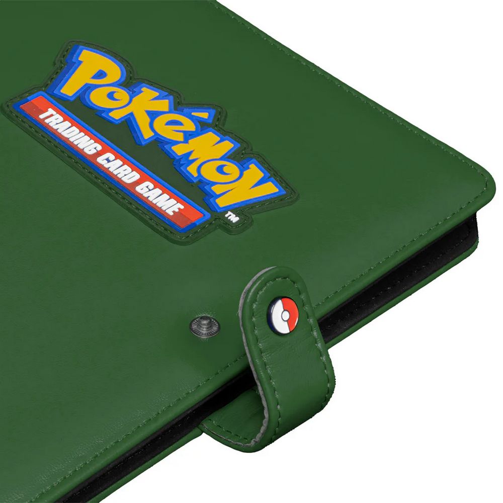 Ultra Pro: 4-Pocket Premium Snap Binder Pokemon Green