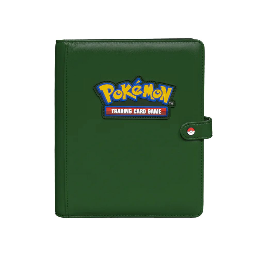 Ultra Pro: 4-Pocket Premium Snap Binder Pokemon Green