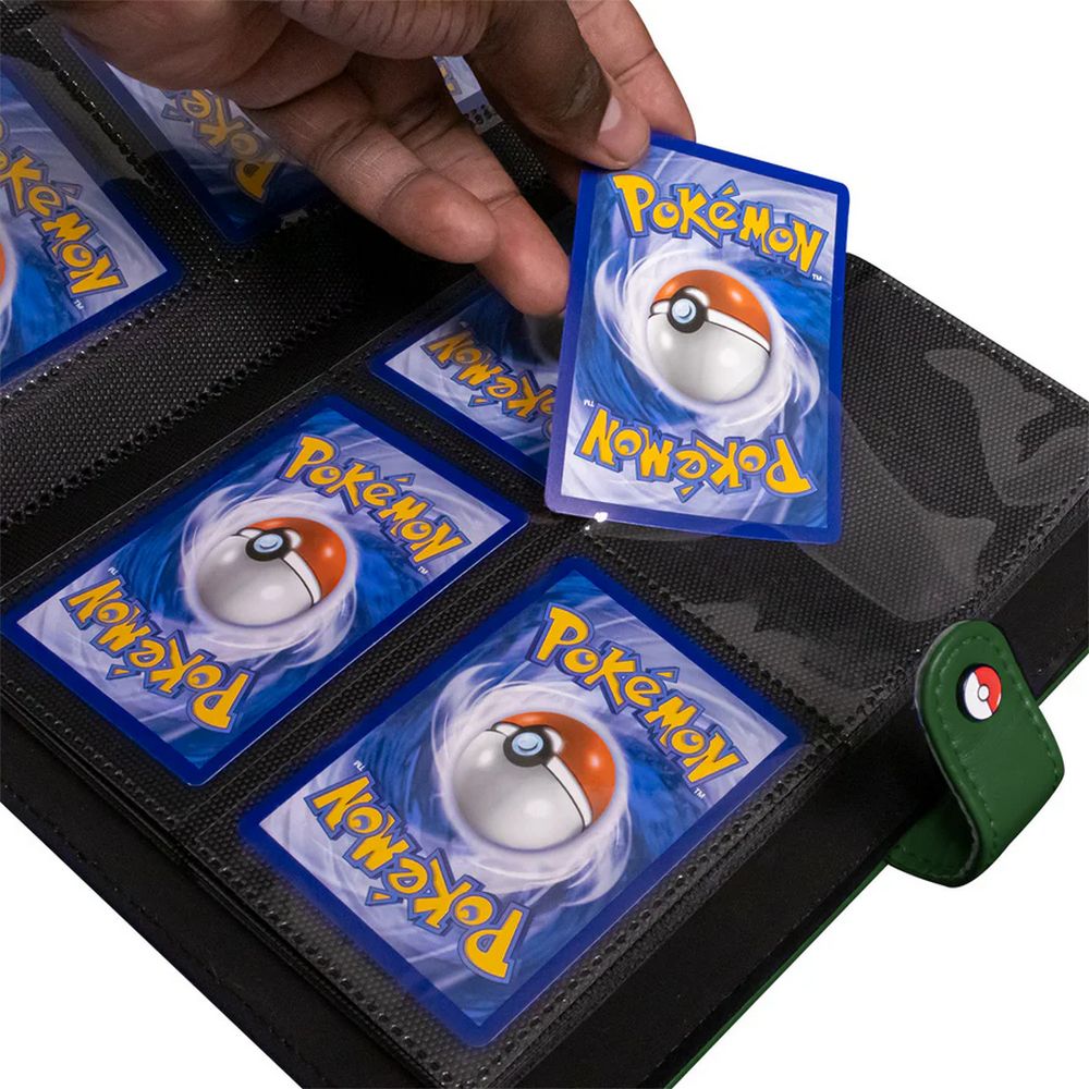 Ultra Pro: 4-Pocket Premium Snap Binder Pokemon Green