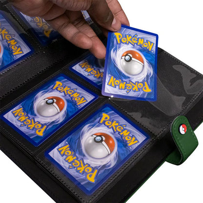 Ultra Pro: 4-Pocket Premium Snap Binder Pokemon Green