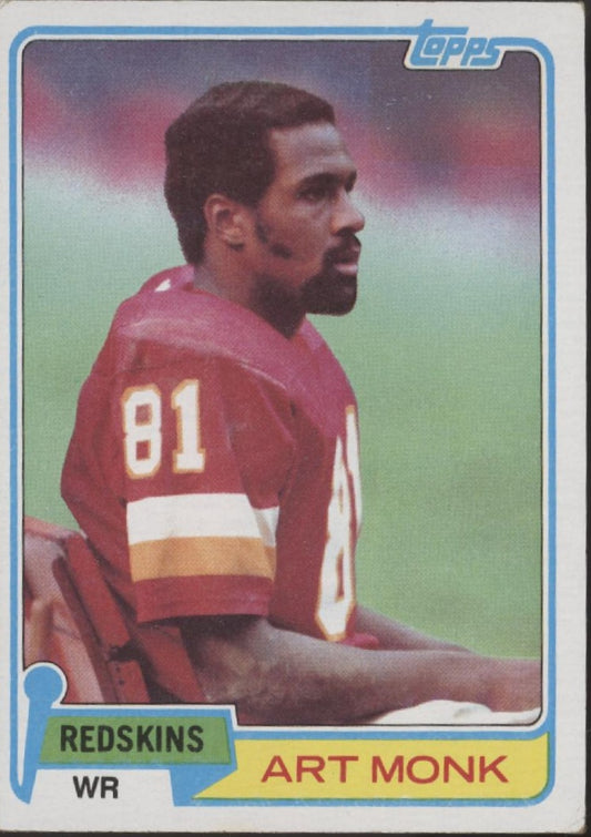 Art Monk 1981 Topps RC #194 Washington Redskins EX #1