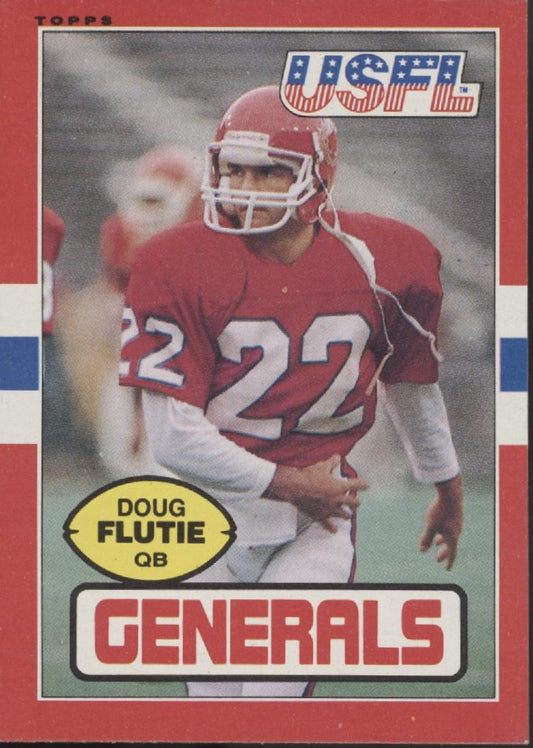 Doug Flutie 1985 Topps RC #80 Generals