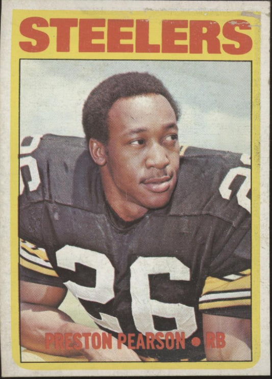 Preston Pearson 1972 Topps #306 Pittsburgh Steelers VG-EX