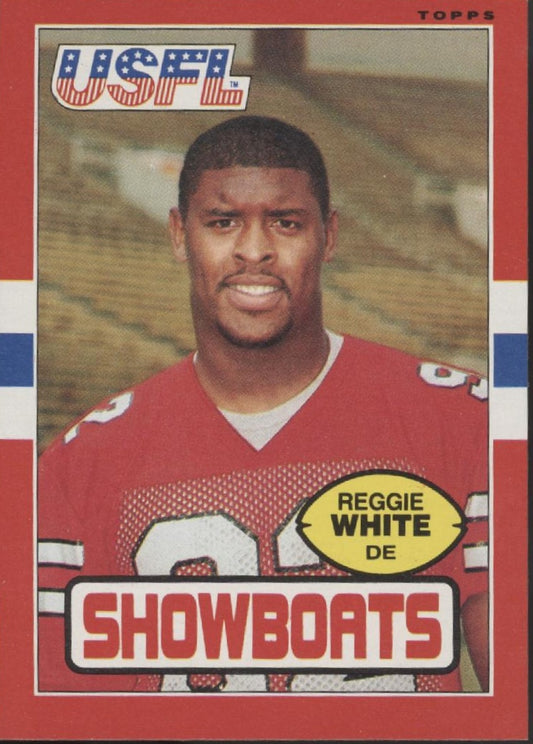 Reggie White 1985 Topps #75 Showboats