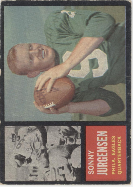 Sonny Jurgensen 1962 Topps #115 Philadelphia Eagles VG