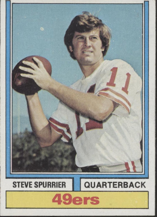 Steve Spurrier 1974 Topps #215 San Francisco 49ers EX #1