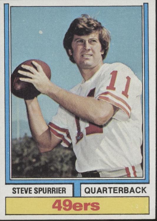 Steve Spurrier 1974 Topps #215 San Francisco 49ers EX #2