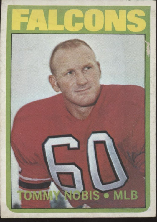 Tommy Nobis 1972 Topps #309 Atlanta Falcons VG-EX #2