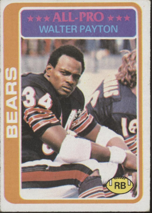 Walter Payton 1978 Topps #200 Chicago Bears VG