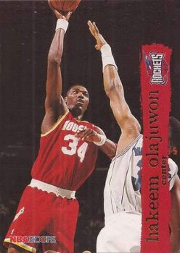 Hakeem Olajuwon 10ct Lot of Basketball Cards
