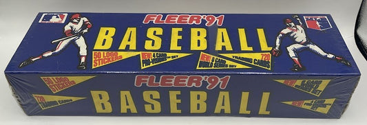 1991 Fleer Baseball Stickers & Cards Factory Set - Collector Store LLC