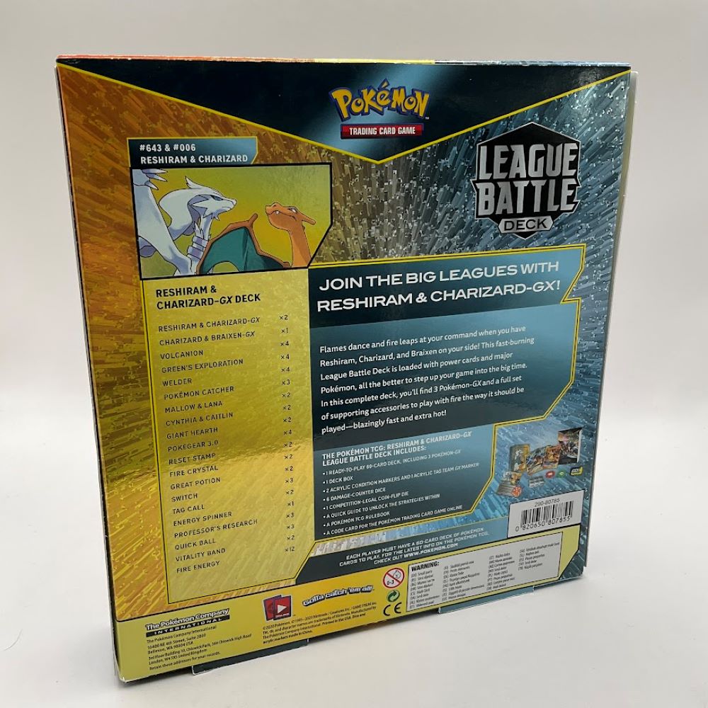 Pokemon: Reshiram & Charizard GX League Battle Deck #1 *See Pictures for Details*