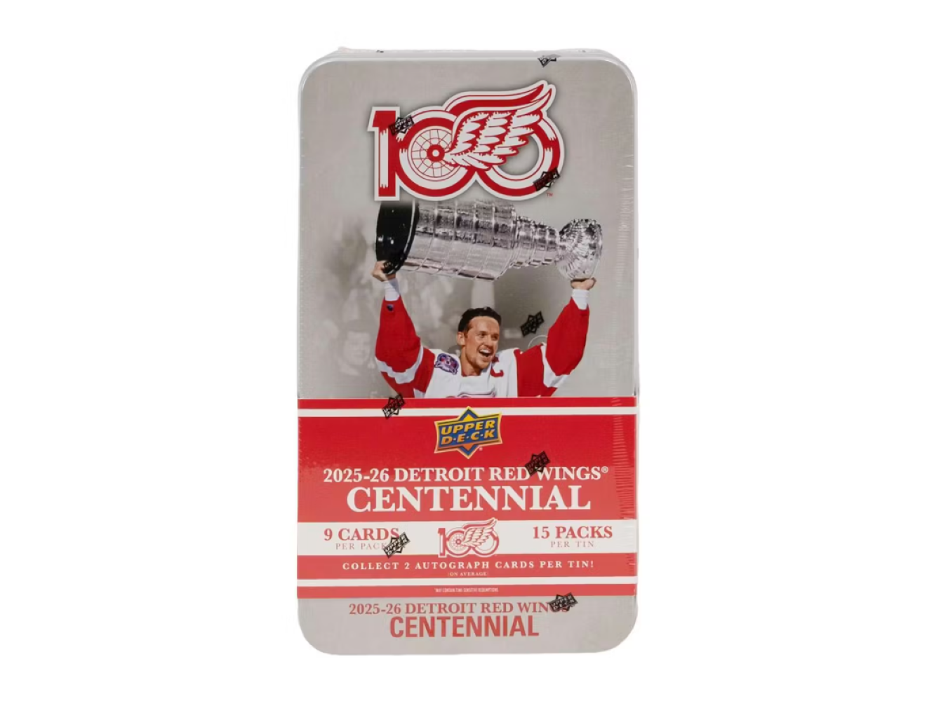 2025-26 Upper Deck Detroit Red Wings Centennial Hockey Hobby Box