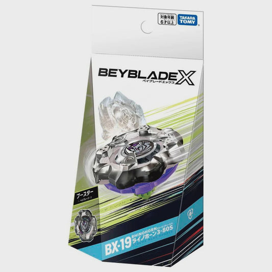 Takara Tomy Beyblade X BX-19 Rhinohorn 3-80S