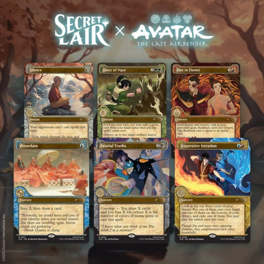 Magic the Gathering Avatar the Last Air Bender Secret Lair - One With The Elements [Non-Foil]