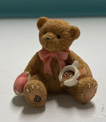 Cherished Teddies: Tiny Treasured Teddies Bear With Mug