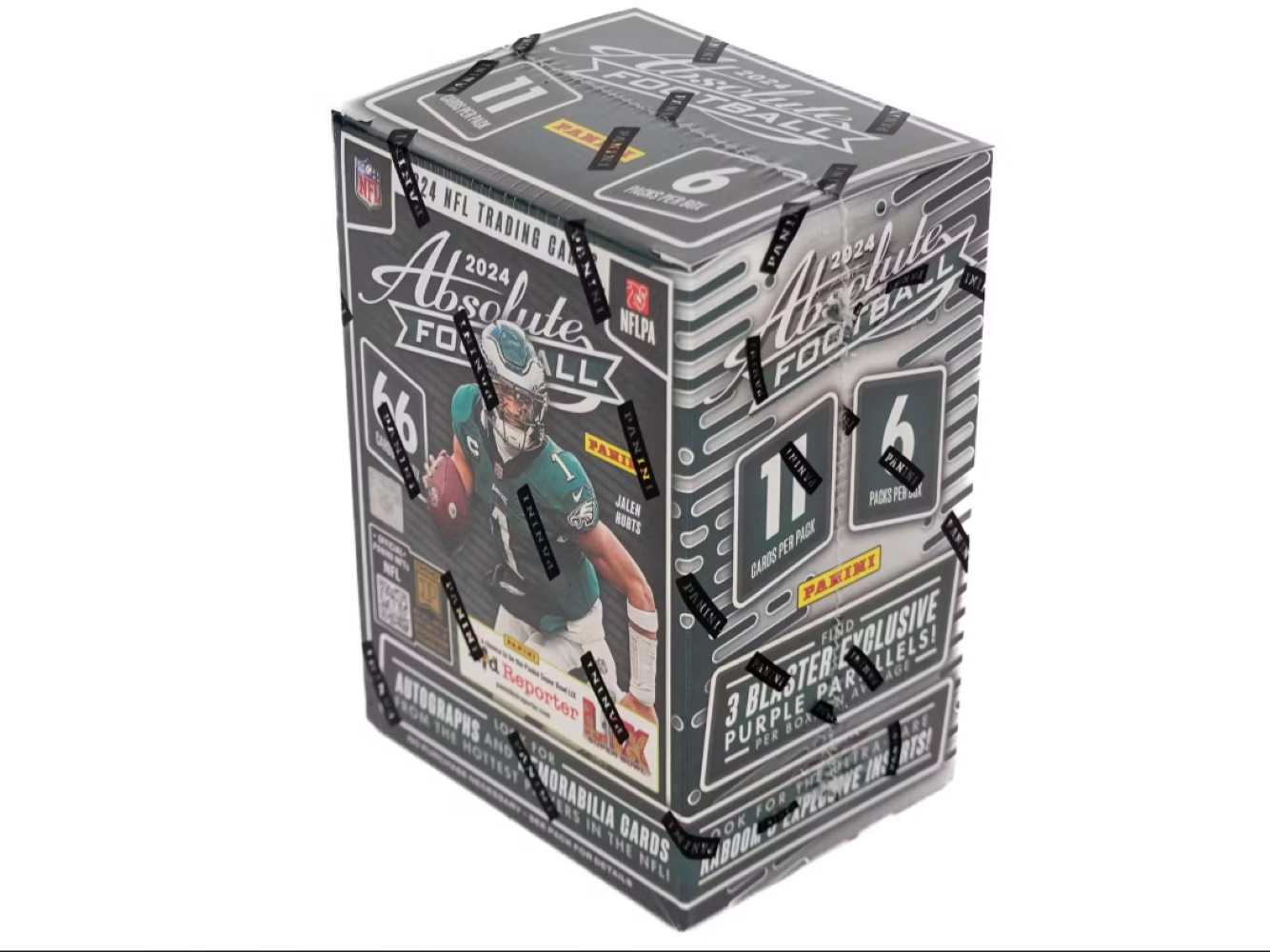 2024 Panini Absolute Football Hobby Blaster Box (Purple Parallels)
